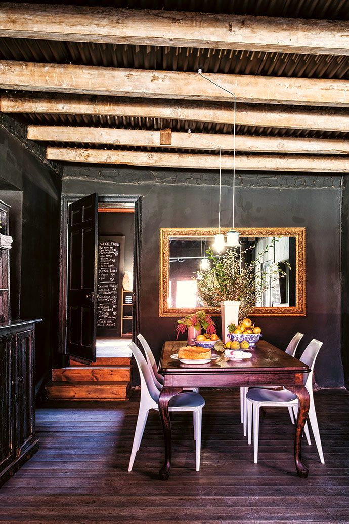 The dining room